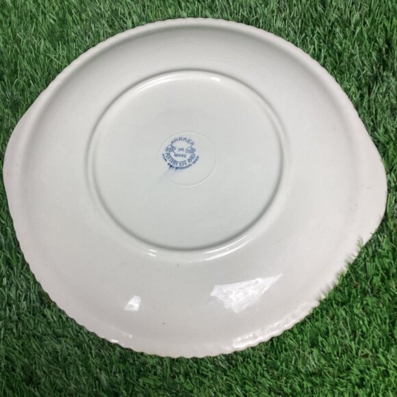 Harker Ware Pottery Platter Plates Gray Set of 2 - Picture 7 of 9